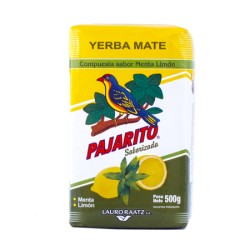 YERBA MATE PAJARITO MENTA & LIMON 500G
