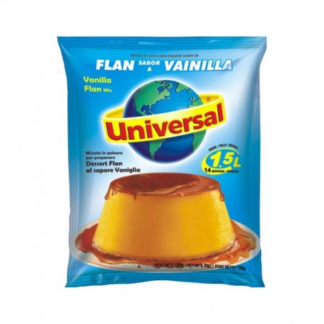 FLAN VAINILLA UNIVERSAL 150 g.