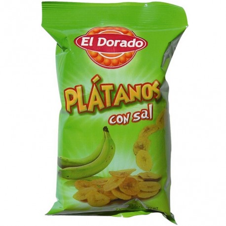 CHIPS PLATANITOS CON SAL 100 G.