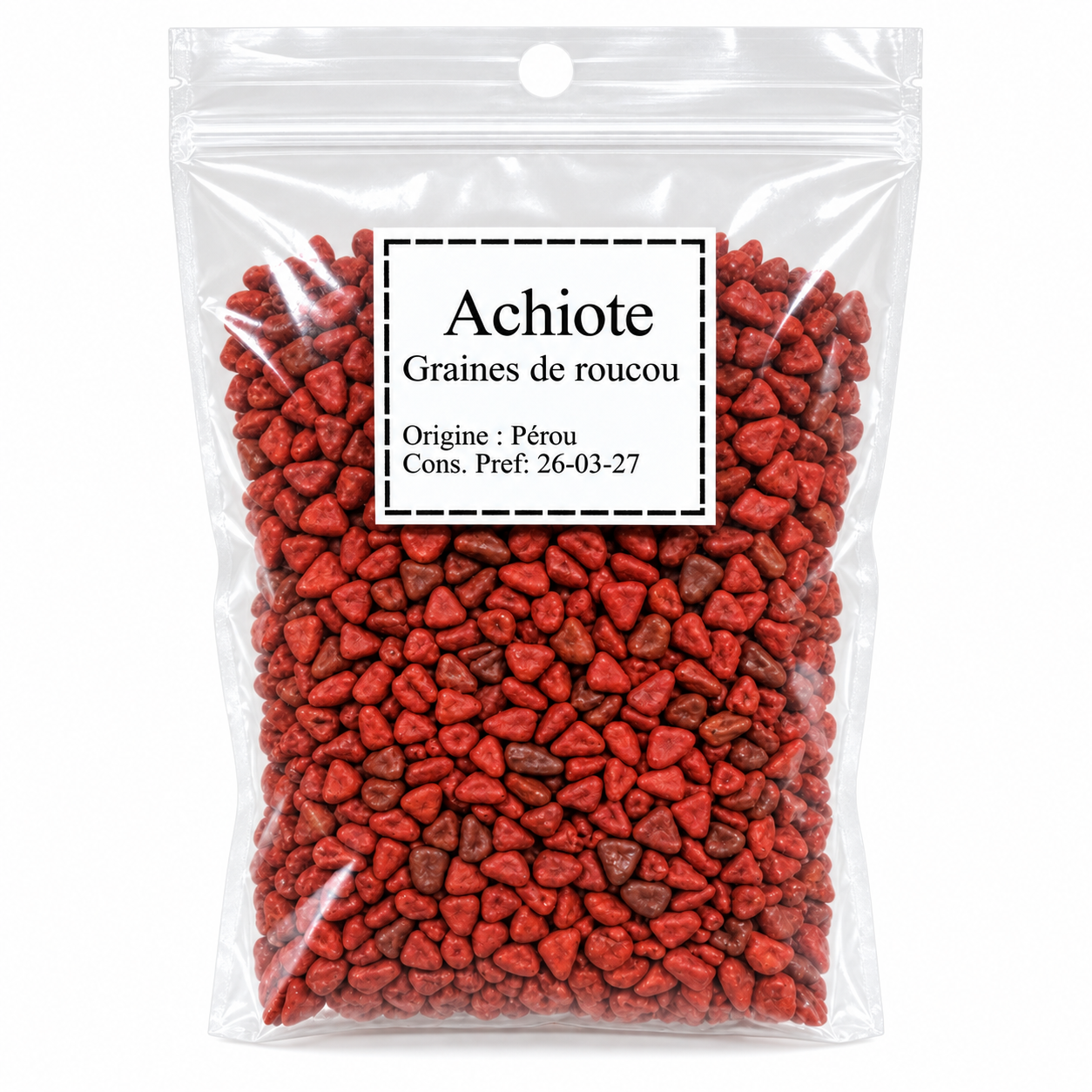 ACHIOTE EN GRANOS 50 g.