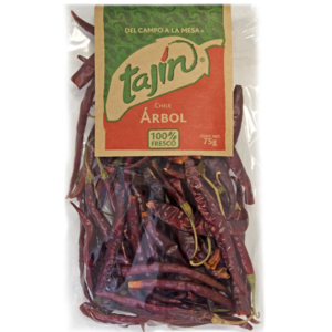 CHILE DE ARBOL SECO 75g