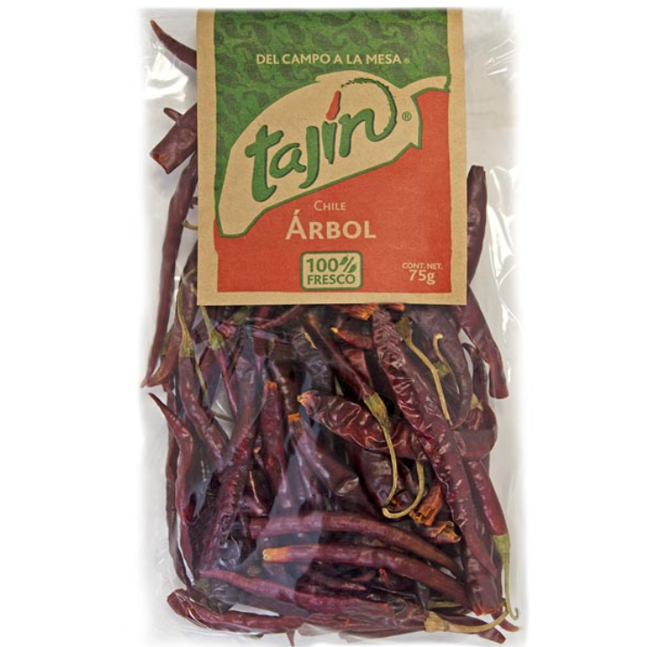CHILE DE ARBOL SECO 75g