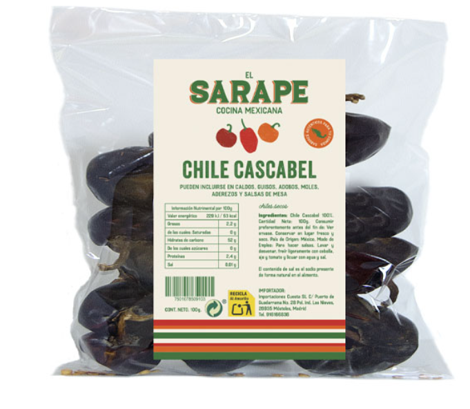 CHILE CASCABEL 100g